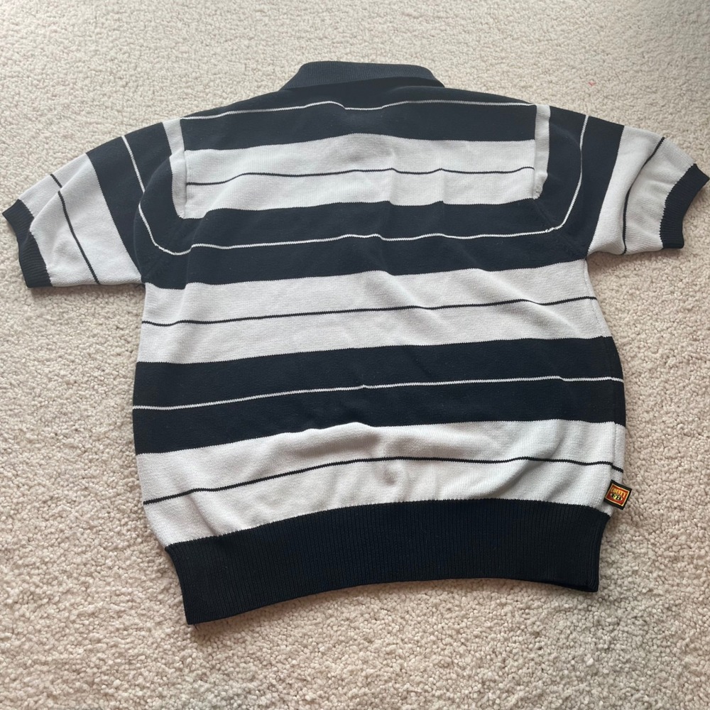 ⭐️3 for $30 Charlie Browns County The Real OG FB County Mens Stripe Polo Sz XL - Picture 2 of 7